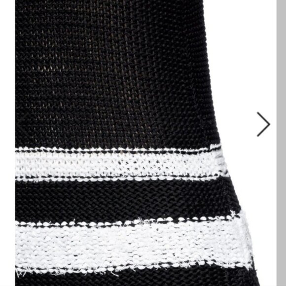 RAG BONE'DINA STRIPE CHUNKY KNIT SLEEVELESS TOP - Picture 5 of 15